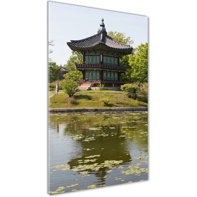 Vertikálny foto obraz sklenený Japonský park 50x100 cm