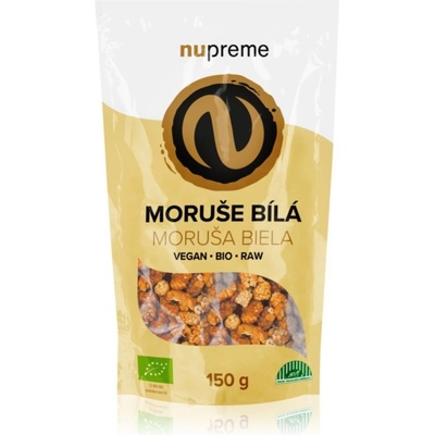 Nupreme Moruše bílá sušené ovoce v BIO kvalitě 150 g