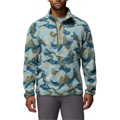 Columbia Мъжки поларен пуловер Columbia Helvetia II Printed Half Snap Fleece Fleece jumper - Safari / Sunscapes - размер XL (005-6144-1315)