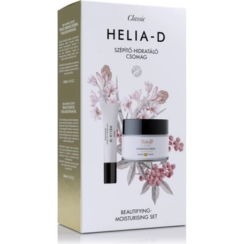 Helia-D Classic hydratačný krém pre suchú pleť 50 ml + očný krém proti opuchom a vráskam 15 ml