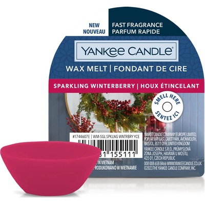 Yankee Candle vonný vosk Sparkling Winterberry Jiskrné zimní bobule 22 g
