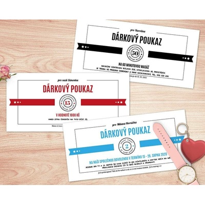 Dárkový poukaz nejen k narozeninám