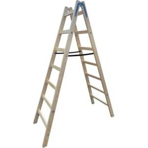 KRAUSE Дървена стълба Drabest Tex Star, 2x7, 1.96 м (03030017) (03030017)