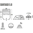 Image 1 of High Peak Santiago 5