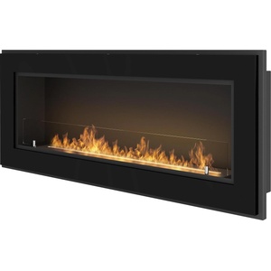 SIMPLEfire Frame 1200 black + glass Камини