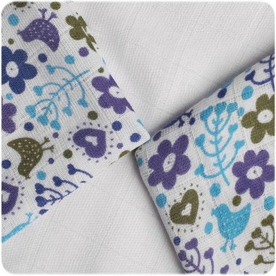 Kikko Bambusové BMB 30 x 30 Scandinavian MIX blue 9 ks