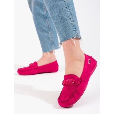 Goodin Trendy mokasíny dámské červené bez podpatku