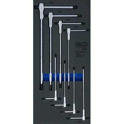 BGS technic sada s kluznou rukojetí tvaru T vnitřní šestihran 2 - 10 mm 8dílná BGS 6081