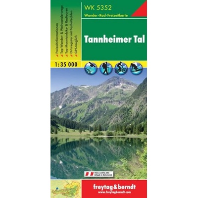 Freytag & Berndt Wander- Rad- und Freizeitkarte Tannheimer Tal