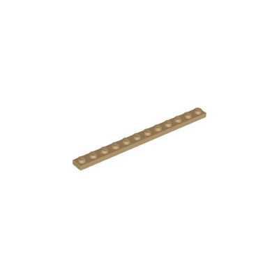 Lego 60479 Dark Tan Plate 1 x 12