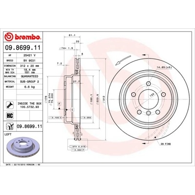 BREMBO 09.8699.11