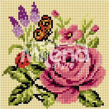 Image 1 of Milena Style Гоблен с щампа Роза без конци