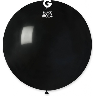Gemar Guľatý pastelový balónik 80 cm čierny