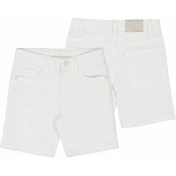 Image 1 of Mayoral Къси панталони с джобове памук в бяло за мини момче Mayoral