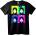 NOONEBRAND Тениска Cerati Pop Art - M, Black