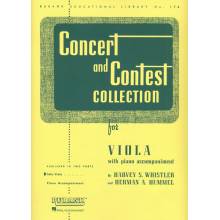 CONCERT & CONTEST COLLECTIONS viola sólový sešit