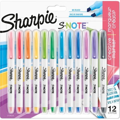 Sharpie Комплект маркери Sharpie S-Note, 12 цвята, блистер (30270-А)