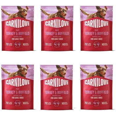 Carnilove Dog Pouch Turkey & Buffalo 6 x 300 g