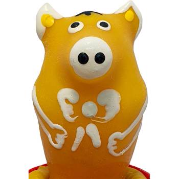 CONDOMERIE Презервативи condomerie - handpainted novelty condoms pig sitting yellow