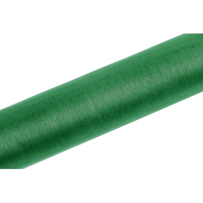 PartyDeco.pl Organza ZELENÁ, šířka 16 cm, návin 9 m
