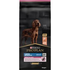PRO PLAN Pro plan Храна за възрастни кучета с чувствителна кожа и голяма мускулна маса, богата на сьомга 14кг