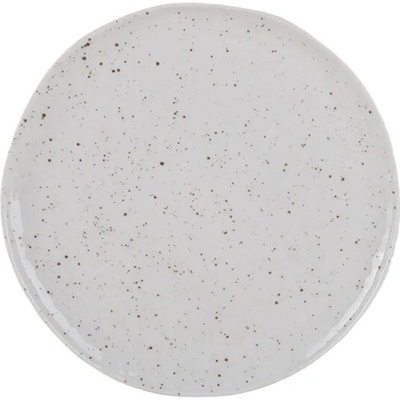 Dezertní talíř Domoletti Stracciatella, O21,8cm hnědá/bílá