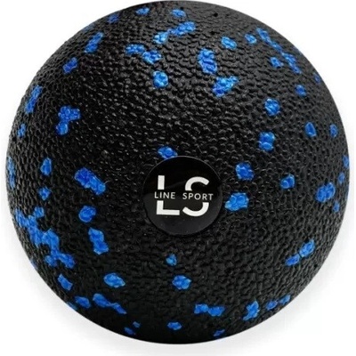 LINE SPORT Masážna loptička Ø8 cm Čierno - modrá