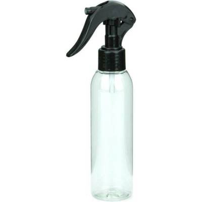 AIDA Láhvička čirá s černým mini rozprašovačem 150 ml