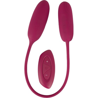 Sweet Smile RC Shaking & Vibrating Love Egg Duo Red