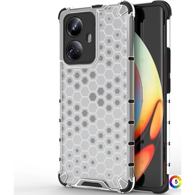 realme 10 Pro+ 5G Силиконов Калъф Honeycomb TPU и Протектор