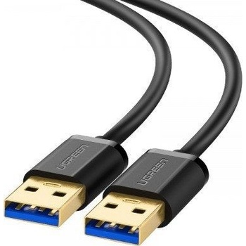 Ugreen 10370 Priama zástrčka USB-A, 1m, černý