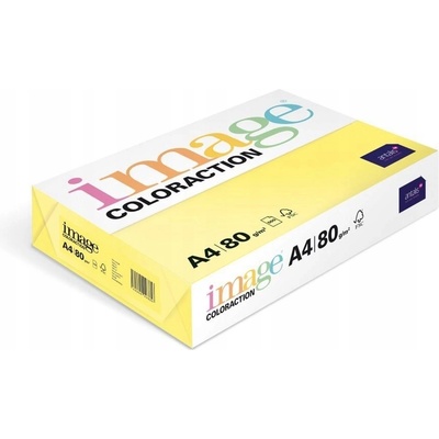 Image Coloraction Papír barevný A4/500/80g Desert-pastelově žlutá 01 bal