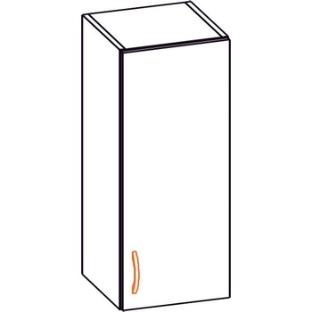 Image 1 of Bogdan Furniture Europe Горен шкаф Alina 30BL-E20, ляв/елша