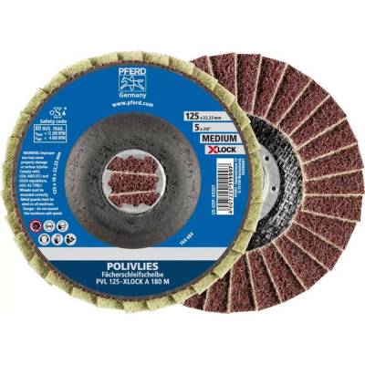 Lešticí plstěný kotouč PVL A 115mm 180 střední zrnitost PFERD
