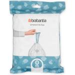 Brabantia Торбички за кош Brabantia PerfectFit FlatBack+/Bo 1006073, Размер O, 30 л, 40 броя, Бял (1006073)