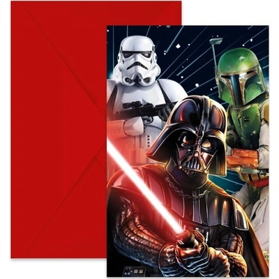 Procos Pozvánky s obálkami Star Wars – Zboží Dáma
