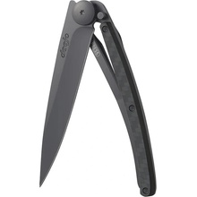Deejo 1GC001 COMPOSITE BLACK Ultraľahký so rúčkou z karbónu a čepeľou s čiernym titánom