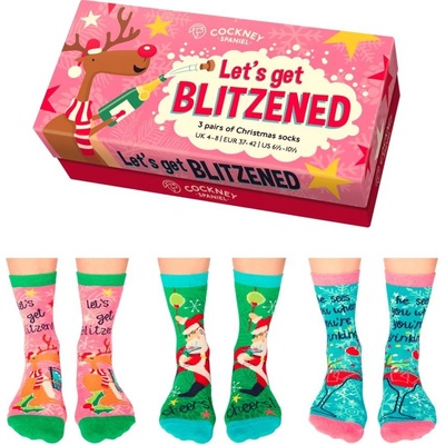 United Odd Socks dámske Vianočné ponožky Blitz