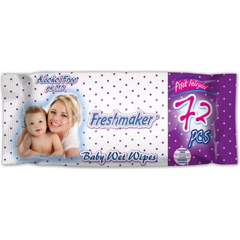 Freshmaker detské vlhčené utierky 72 ks