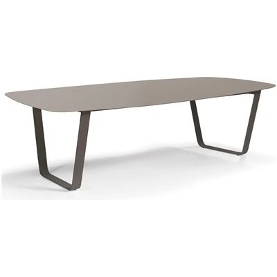 Manutti Jídelní stůl Air, Manutti, obdélníkový 264 x 118 x 74 cm , kovový rám barva dle vzorníku, keramická deska 12 mm dekor dle vzorníku