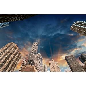 DIMEX ART Флизелинов фототапет небостъргачи в манхатън 375 x 250 см