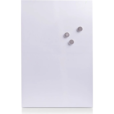 Zeller Magnetická tabule, kovová bílá 40 × 60 cm