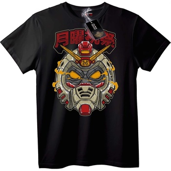 NOONEBRAND Тениска Gundam Роботна глава - 2XL, White