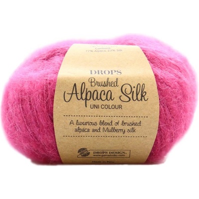 Drops Brushed Alpaca Silk UNI 08 vřes