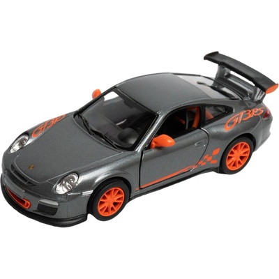 Метална количка Kinsmart - Porsche 911 GT3 RS 2010, 1: 36, сива (54119)