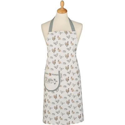 Cooksmart Country Animals zástěra šedá/béžová