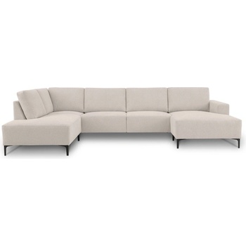 Scandic Бежов шенилов ъглов диван (ляв ъгъл/U форма) Fabian - Scandic (19177SN ENT8)