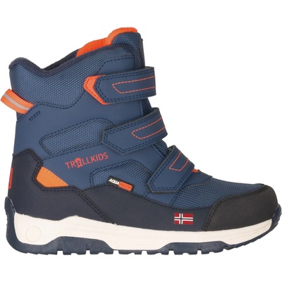 Trollkids Детски зимни ботуши Trollkids Kid's Lofoten Winter Boots XTS Winter boots - Nordic Blue / Flame Orange - размер 32 (EU) (702-4706-0415)