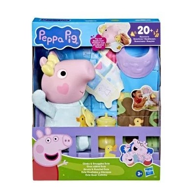 Hasbro Peppa Pig: хъркаща и гукаща Evie плюш