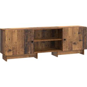 vidaXL ТВ шкаф 150 x 31 x 50 см Старо дърво Инженерен дървен материал (894003)